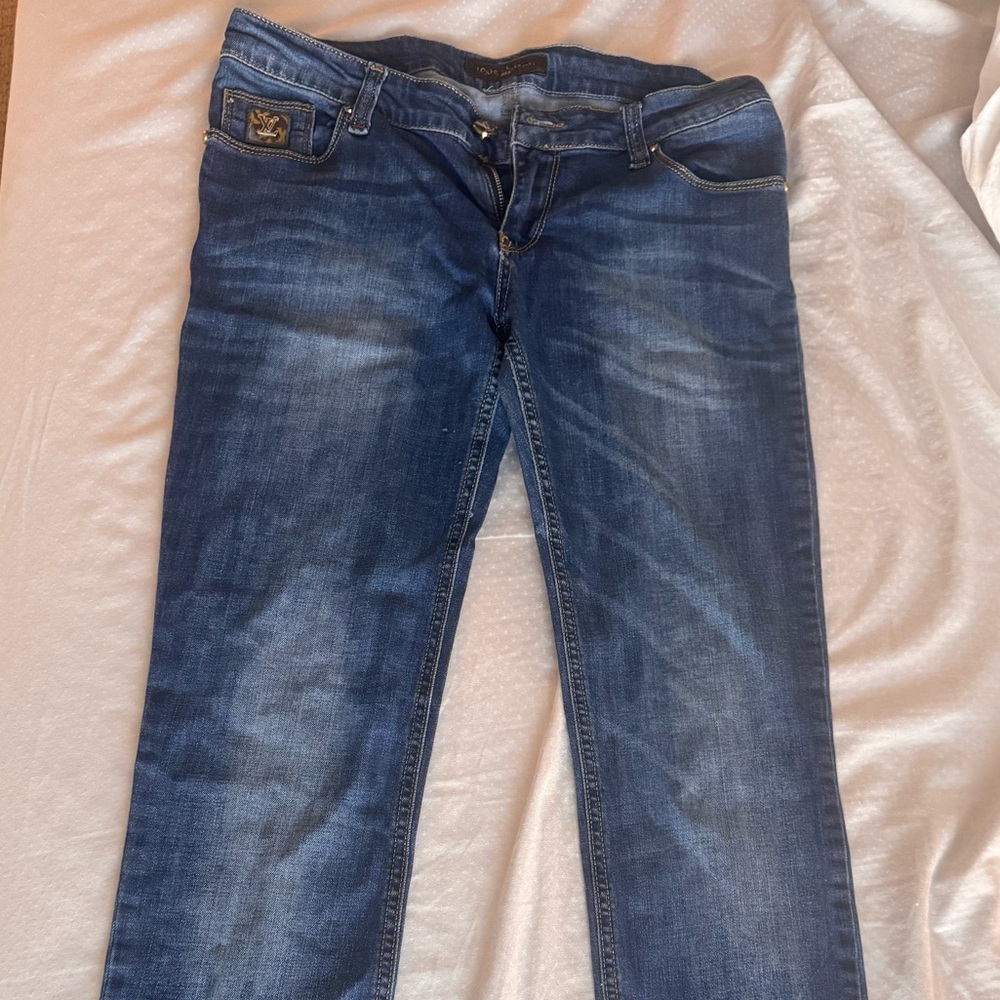 Louis Vuitton Men's Straight Jeans - Blue